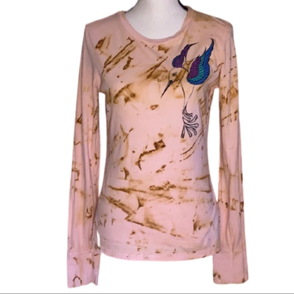 Grail Long Sleeve Deconstructed Splatter Tee